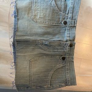 Hollister denim skirt